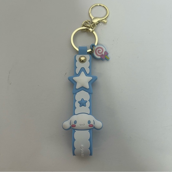 Sanrio Wristlet Keychain 3 different Characters Kuromi, Hello Kitty, Cinnamaroll - Picture 3 of 9